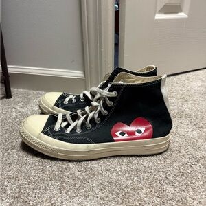 Comme des Garçons Play x Chuck 70 High Top Black